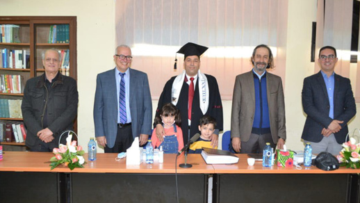 سليل مدينة العروي فريد البديع يحصل على الدكتوراه بميزة مشرف جدا مع التوصية بالنشر سليل مدينة العروي فريد البديع يحصل على الدكتوراه بميزة مشرف جدا مع التوصية بالنشر