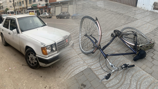 إصابة سائق دراجة هوائية بجروح خطيرة في حادثة سير وسط الناظور إصابة سائق دراجة هوائية بجروح خطيرة في حادثة سير وسط الناظور