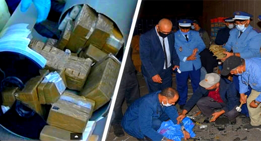 طريقة جديدة للتهريب.. عناصر الجمارك تحجز حوالي 10 أطنان من الحشيش داخل علب للصابون طريقة جديدة للتهريب.. عناصر الجمارك تحجز حوالي 10 أطنان من الحشيش داخل علب للصابون