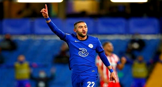 شاهدوا.. النجم الريفي حكيم زياش يقود نادي "تشيلسي" إلى نهائي كأس الاتحاد الانجليزي شاهدوا.. النجم الريفي حكيم زياش يقود نادي "تشيلسي" إلى نهائي كأس الاتحاد الانجليزي