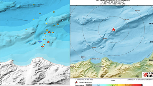 عودة النشاط الزلزالي بسواحل الريف.. أزيد من 20 هزة أرضية أقواها تجاوزت 4 درجات