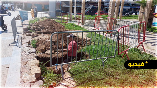 جماعة الناظور تشرع في وضع الحاويات تحت أرضية بالشوارع