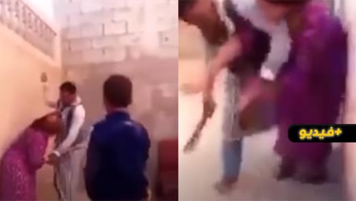 صادم.. زوج يعنف زوجته بطريقة "وحشية" أمام أطفاله الذين اكتفوا بالصراخ والاستنجاد صادم.. زوج يعنف زوجته بطريقة "وحشية" أمام أطفاله الذين اكتفوا بالصراخ والاستنجاد