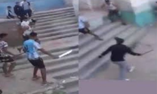 قتال بالسيوف في الشوارع لأيام متتالية قتال بالسيوف في الشوارع لأيام متتالية