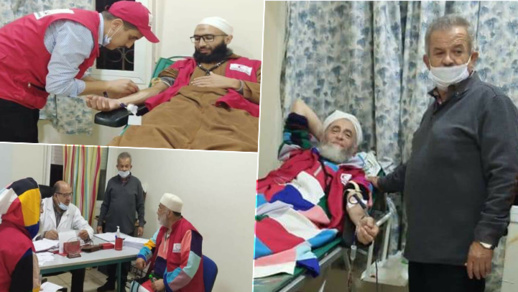أزيد من 230 مشارك في حملة الهلال الأحمر للتبرع بالدم 