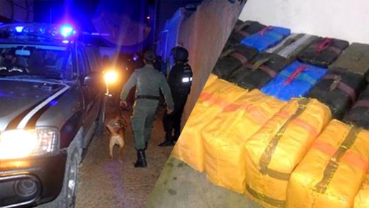 الدريوش.. عناصر الدرك الملكي توجه ضربة جديدة لشبكات الإتجار في المخدرات وتحجز سيارة محملة بـ5 أطنان من الشيرا الدريوش.. عناصر الدرك الملكي توجه ضربة جديدة لشبكات الإتجار في المخدرات وتحجز سيارة محملة بـ5 أطنان من الشيرا