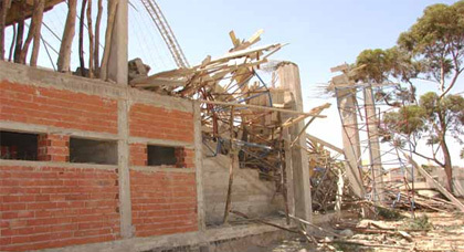 انهيار سقف بمدرسة تكوين المعلمين يخلف اصابة ثمانية عمال بوجدة