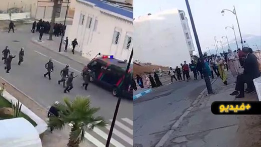 عودة الاحتجاجات لمدينة الفنيدق ومواجهات بين مواطنين وقوات حفظ النظام