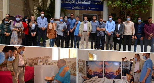 الدكتور أحمد خرطة رفقة طلبة جامعيين في زيارة تفقدية لمركز دار التكافل الإجتماعي بالناظور الدكتور أحمد خرطة رفقة طلبة جامعيين في زيارة تفقدية لمركز دار التكافل الإجتماعي بالناظور