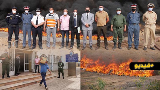 شاهدوا.. جمارك الناظور تتلف محجوزات المخدرات والكوكايين بقيمة أزيد من 16 مليار سنتيم شاهدوا.. جمارك الناظور تتلف محجوزات المخدرات والكوكايين بقيمة أزيد من 16 مليار سنتيم