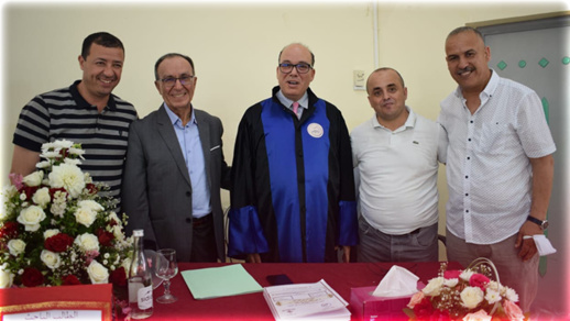 الطالب الباحث ناجيم الملكاوي ينال دبلوم الماستر باستحقاق مع التوصية بالطبع ونشر الرسالة