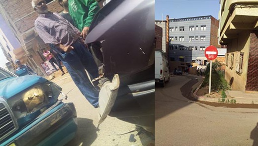 تمسمان.. عدم احترام إشارة مرور "اتجاه ممنوع" يتسبب في حوادث سير شبه يومية بكرونة  تمسمان.. عدم احترام إشارة مرور "اتجاه ممنوع" يتسبب في حوادث سير شبه يومية بكرونة