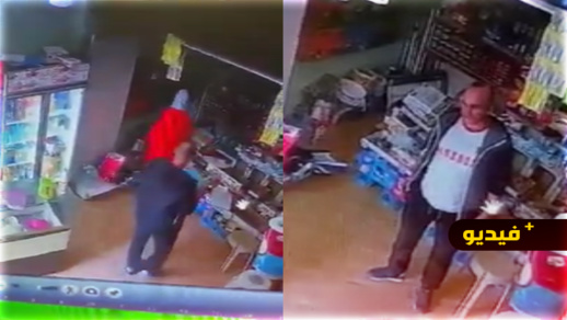 شاهدوا...لص يسرق هاتفين من متجر سيدة بالناظور شاهدوا...لص يسرق هاتفين من متجر سيدة بالناظور