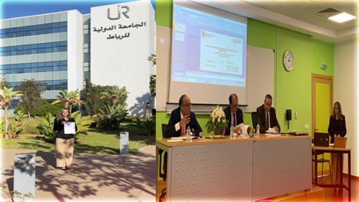 الباحثة "سكينة أشن" تنال دبلوم ماستر قانون الاعمال والضرائب بميزة مشرف جدا بالجامعة الدولية بالرباط.
