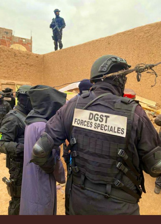 تفكيك خلية إرهابية موالية لتنظيم الدولة الإسلامية تروم إستهداف مقرات أمنية ومشاريع تفكيك خلية إرهابية موالية لتنظيم الدولة الإسلامية تروم إستهداف مقرات أمنية ومشاريع