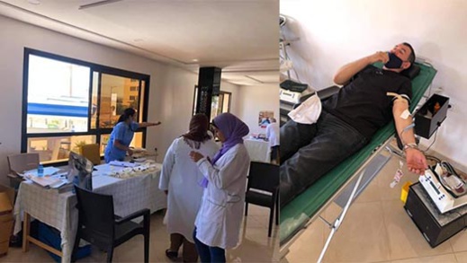 جمعية ثومات للتنمية تنظم حملة للتبرع بالدم بدار الكبداني
