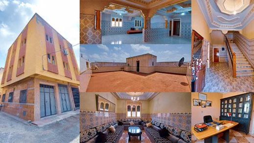 منزل بواجهتين وطابقين وتصميم عصري للبيع بثمن مناسب بالناظور منزل بواجهتين وطابقين وتصميم عصري للبيع بثمن مناسب بالناظور