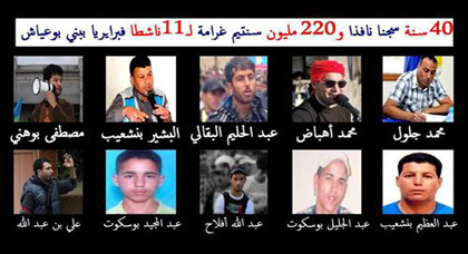 معتقلو أحداث آيث بوعياش يخوضون إضرابا عن الطعام من داخل السجن معتقلو أحداث آيث بوعياش يخوضون إضرابا عن الطعام من داخل السجن