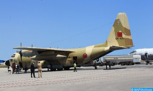 وصول أربع طائرات جديدة إلى تونس محملة بالمساعدة الطبية العاجلة التي أمر بها الملك