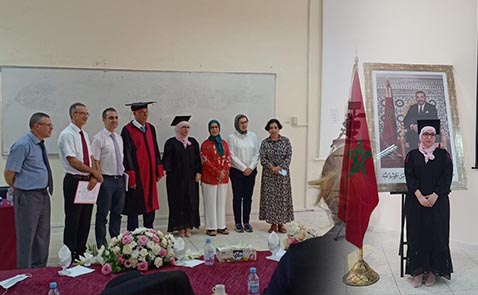 سليلة الناظور جميلة حمودي تنال شهادة الدكتوراة في علم الأوبئة والأمراض المزمنة بوجدة سليلة الناظور جميلة حمودي تنال شهادة الدكتوراة في علم الأوبئة والأمراض المزمنة بوجدة