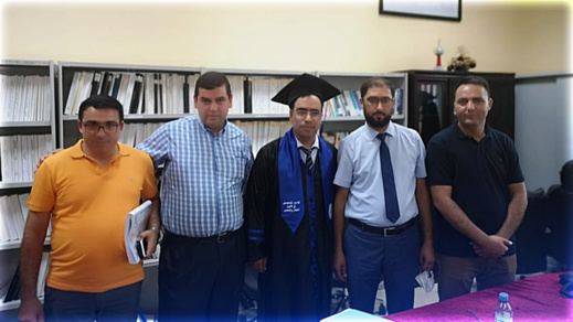 حميد مقدلاد يناقش رسالته لنيل شهادة الماستر في قانون العقار والتعمير