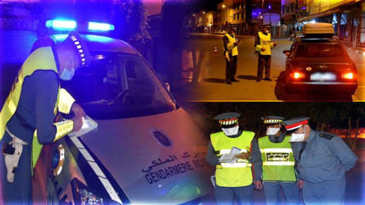 الدريوش.. عناصر الدرك الملكي تشرع في تنزيل قرار حظر التجوال الليلي وتحرر عددا من المخالفات