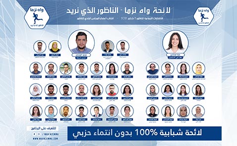 لائحة "واه ن زما" المستقلة تكشف عن أسماء مرشحيها لائحة "واه ن زما" المستقلة تكشف عن أسماء مرشحيها