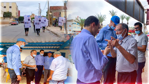 محمادي توحتوح يقود حملة انتخابية بجماعة قرية أركمان وسط ترحيب ودعم كبيرين من الساكنة 