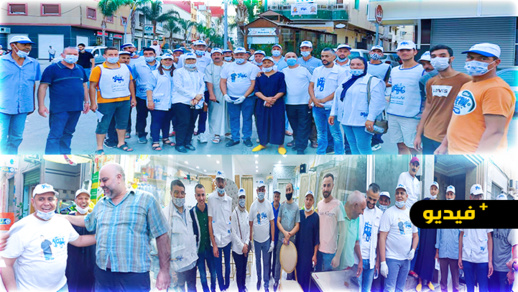 رفيق مجعيط يقود حملة قوية وناجحة في حي لعراصي وشارع الجيش الملكي