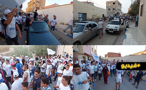 شاهدوا.. رفيق مجعيط ونجاة العسري وفيضل أبرشان في حملة كبرى بحي براقة وتجاوب كبير من الساكنة