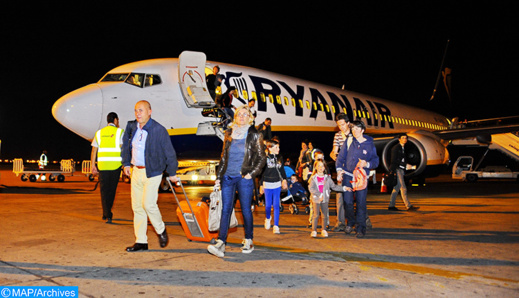 شركة ”ريان إير” تطلق ثلاث رحلات جديدة بين المغرب وإسبانيا