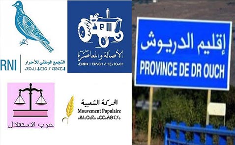 بالأرقام.. التجمع الوطني للأحرار والأصالة والمعاصرة يتصدران رئاسات جماعات إقليم الدريوش بالأرقام.. التجمع الوطني للأحرار والأصالة والمعاصرة يتصدران رئاسات جماعات إقليم الدريوش