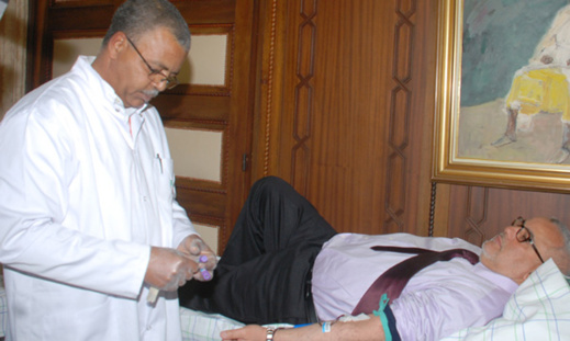 إصابة عبد الإله بنكيران بوعكة صحية إصابة عبد الإله بنكيران بوعكة صحية