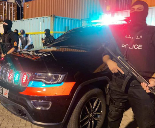 شاهدوا.. إحباط محاولة تهريب طن و 335 كلغ من الكوكايين على متن سفينة قادمة من البرازيل