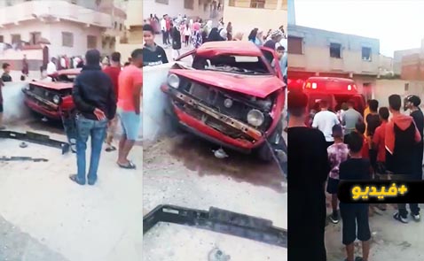 عطب تقني يتسبب في حادثة سيير خطيرة بترقاع عطب تقني يتسبب في حادثة سيير خطيرة بترقاع