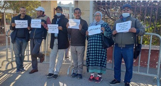 احتجاج حقوقي بعد منح البراءة لمتاجر بالبشر احتجاج حقوقي بعد منح البراءة لمتاجر بالبشر