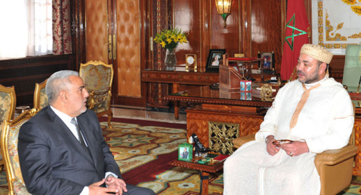 الملك محمد السادس يراسل عبد الإله بنكيران عقب انتخابه أمينا عاما للعدالة والتنمية