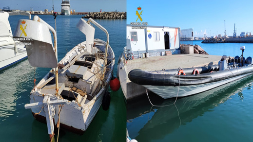 سلطات مليلية توقف مغربيا في الستينيات من عمره على متن قارب خصصه لتهريب البشر