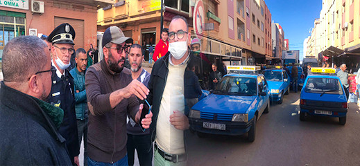 "بلوكاج" في حركة السير يستدعي تدخل الشرطة الإدارية وقائد بني أنصار لتحرير الملك العمومي