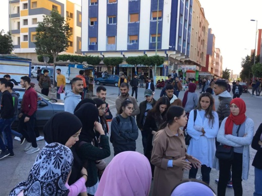 قرارات وزارة التربية الوطنية تفجر احتجاجات طلابية بكلية سلوان قرارات وزارة التربية الوطنية تفجر احتجاجات طلابية بكلية سلوان