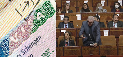 في جلسة برلمانية..مطالب بفرض الفيزا على الفرنسيين في جلسة برلمانية..مطالب بفرض الفيزا على الفرنسيين