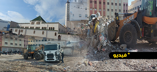 أخيرا.. تنظيف محيط مسجد "الحاج المصطفى" من النفايات