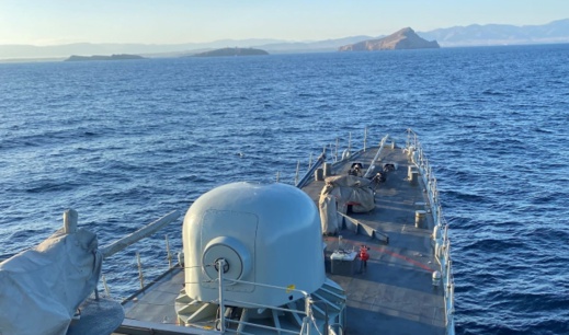 سفينة "بحر الكاريبي" الاسبانية تغادر الجزر الجعفرية المحتلة سفينة "بحر الكاريبي" الاسبانية تغادر الجزر الجعفرية المحتلة