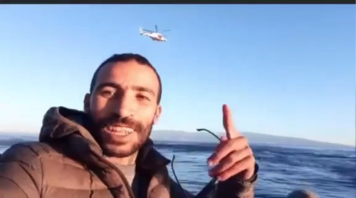 طالب جامعي يختار "الحريك" إلى إسبانيا ويوجه رسالة بالفيديو من قارب الموت