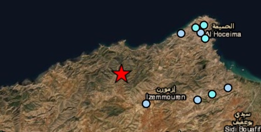 هزة أرضية قوية تثير فزع سكان الحسيمة هزة أرضية قوية تثير فزع سكان الحسيمة