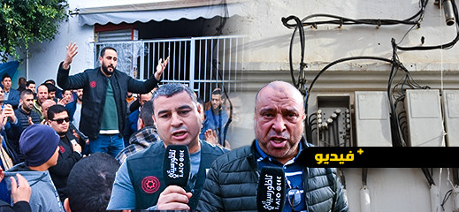 تجار سوق أولاد ميمون يحتجون ويطالبون بحماية السوق من الحرائق تجار سوق أولاد ميمون يحتجون ويطالبون بحماية السوق من الحرائق