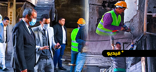 عامل الناظور يجري زيارة للمركب التجاري ويعطي انطلاقة أشغال الإصلاح عامل الناظور يجري زيارة للمركب التجاري ويعطي انطلاقة أشغال الإصلاح