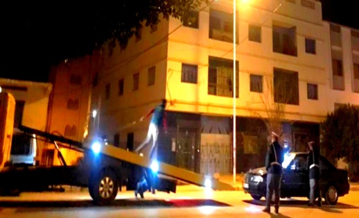  الدرك الملكي ببن الطيب يحجز سيارة تحمل صفائح مزورة وسط المدينة
