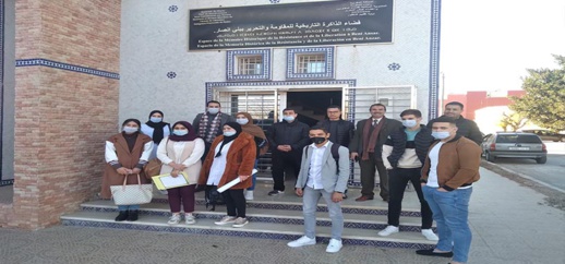 بالصور: بحضور مندوب المقاومة.. نادي الذاكرة بثانوية طه حسين في زيارة لمركز الذاكرة ببني انصار