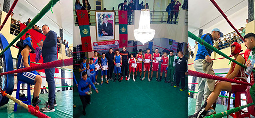 بالصور: جمعية عثمان للرياضات تنظم حفلا رياضيا بنزالات جهوية